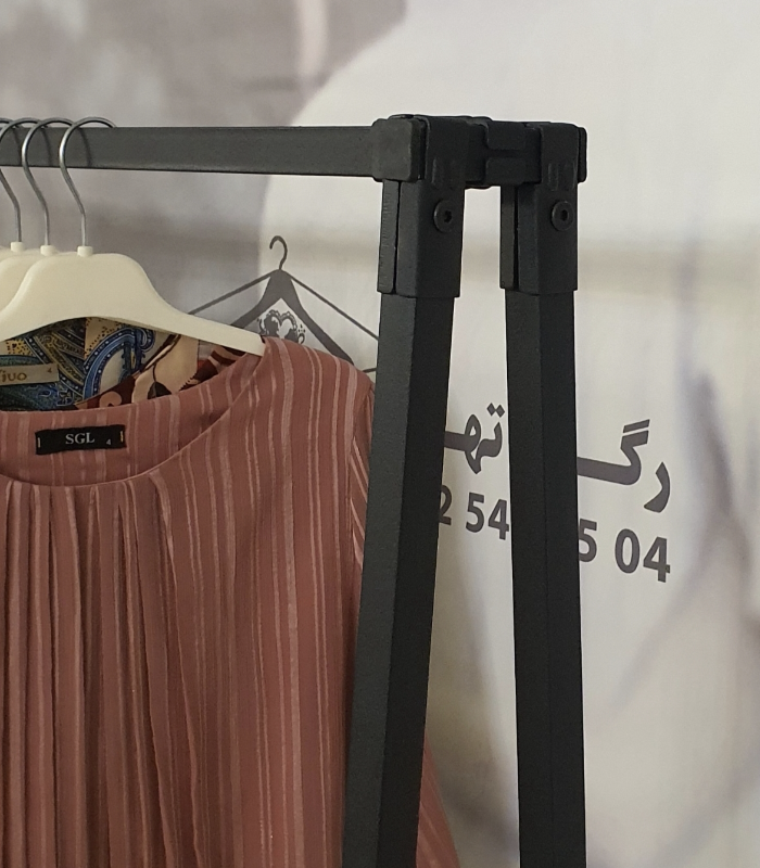 رگال لباس چوب و فلز کد A34