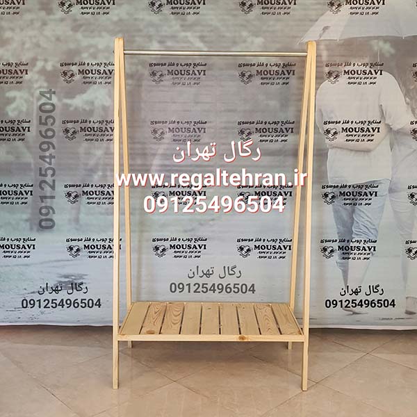  رگال لباس چوب روسی مدل T2 رنگ خام چوب