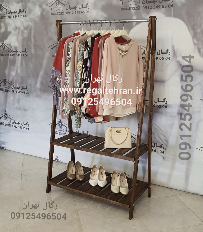 رگال لباس چوب روسی رنگ قهوه ای کد T4